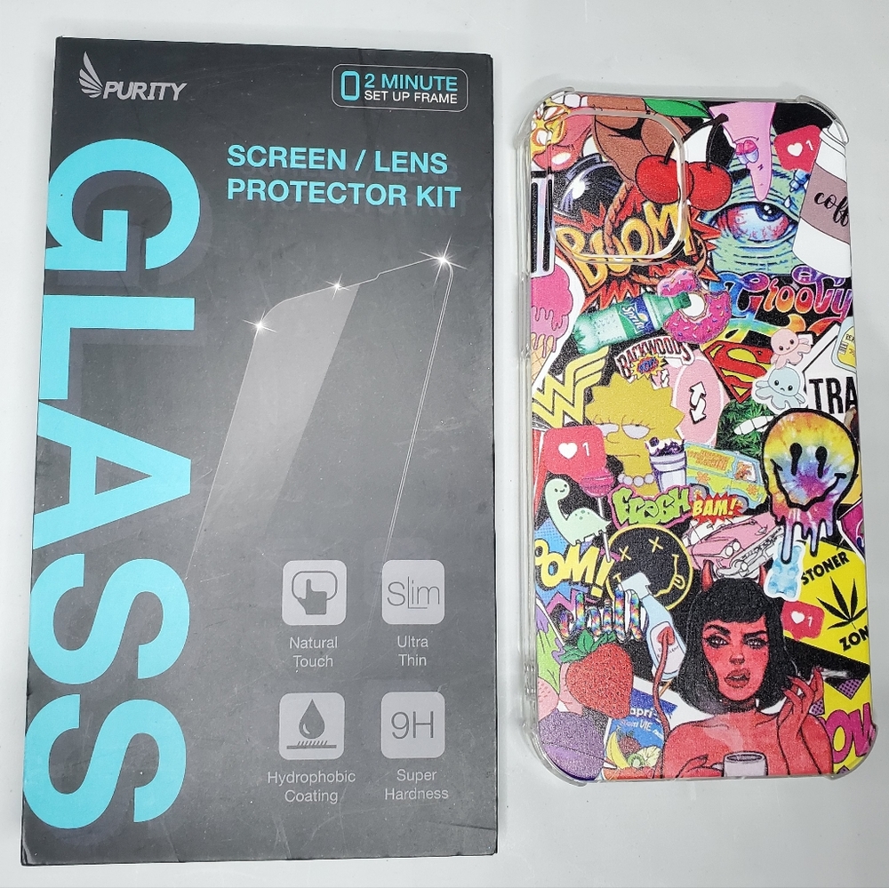 iPhone 12 Pro Max Case & Screen Protector Bundle